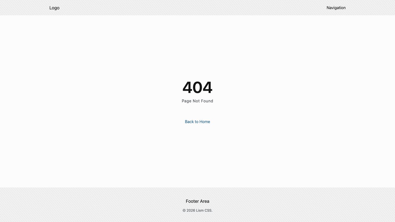 404 Not Found