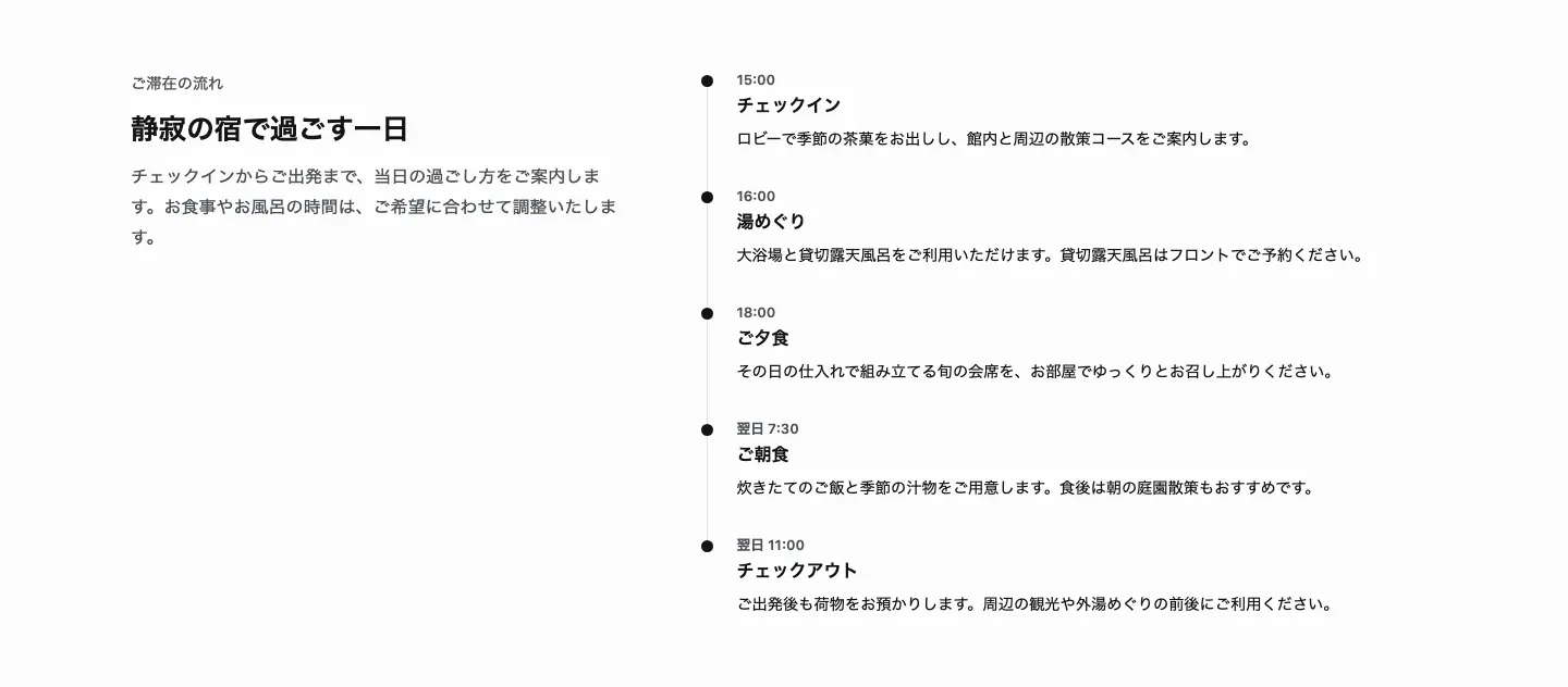 03 - 滞在の流れを時刻で追うタイムライン